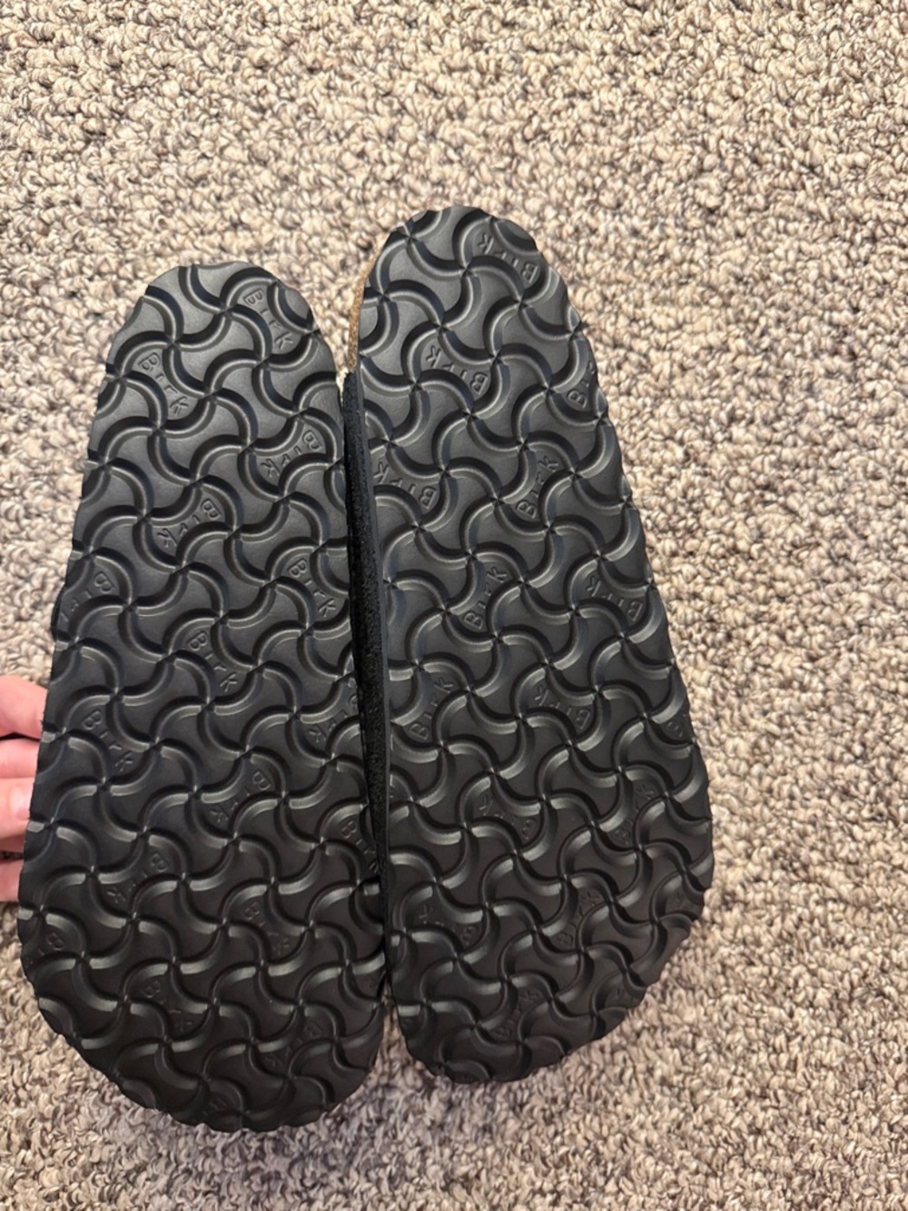 NEW! Boston Soft Footbed Suede Black Birkenstock Clogs - Picture 3 of 4